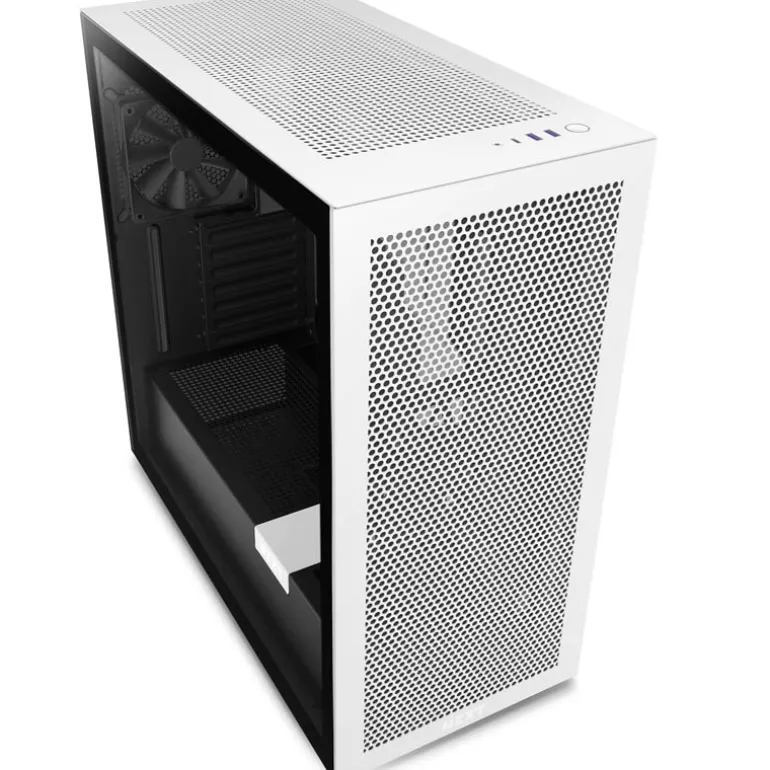Caja/Torre NZXT H7 Flow Blanco y Negro