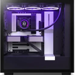 Caja/Torre NZXT H7 Flow Blanco y Negro