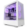 Caja/Torre NZXT H5 Flow RGB Blanco