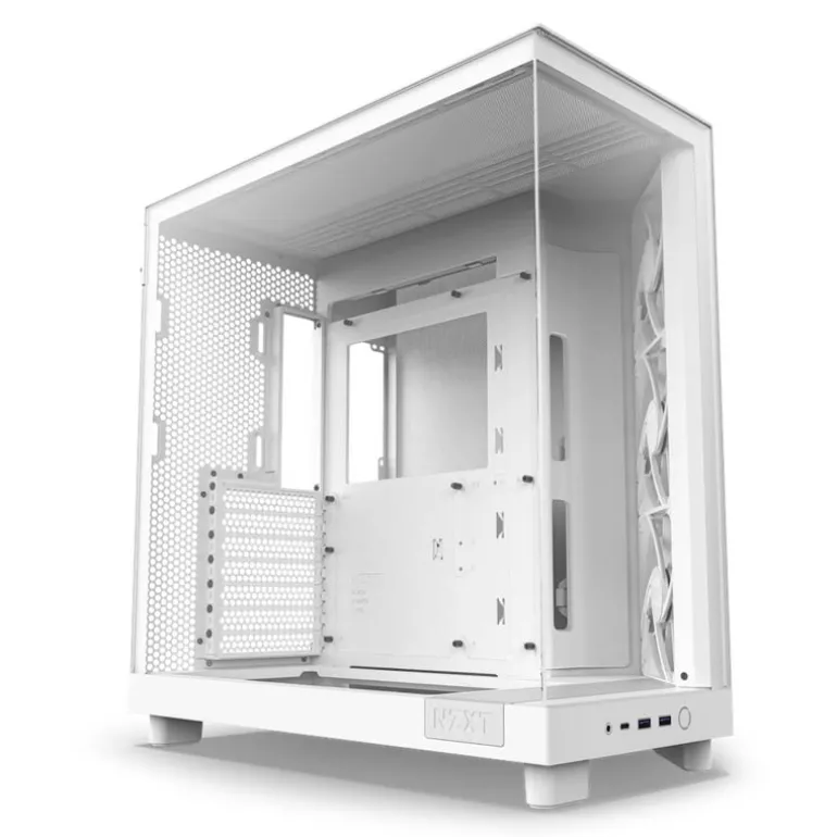 Caja/Torre NZXT H6 Flow RGB Blanco