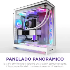 Caja/Torre NZXT H9 Flow RGB Plus (2025) Blanco