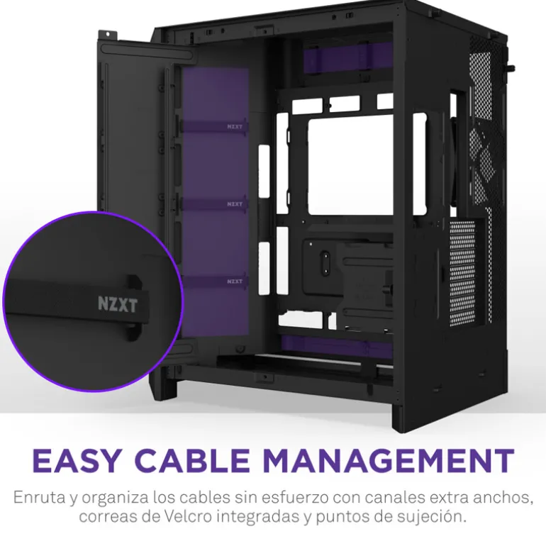 Caja/Torre NZXT H9 Flow RGB Plus (2025) Negro