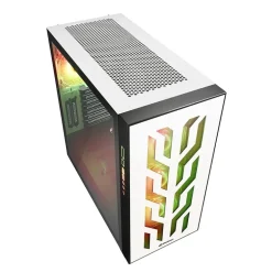 Caja/Torre Sharkoon Elite Shark CA300T White Cristal Templado