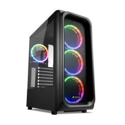Caja/Torre Sharkoon TK5M RGB Negro