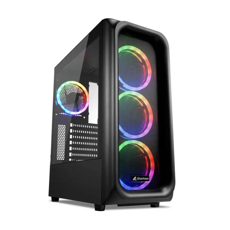Caja/Torre Sharkoon TK5M RGB Negro