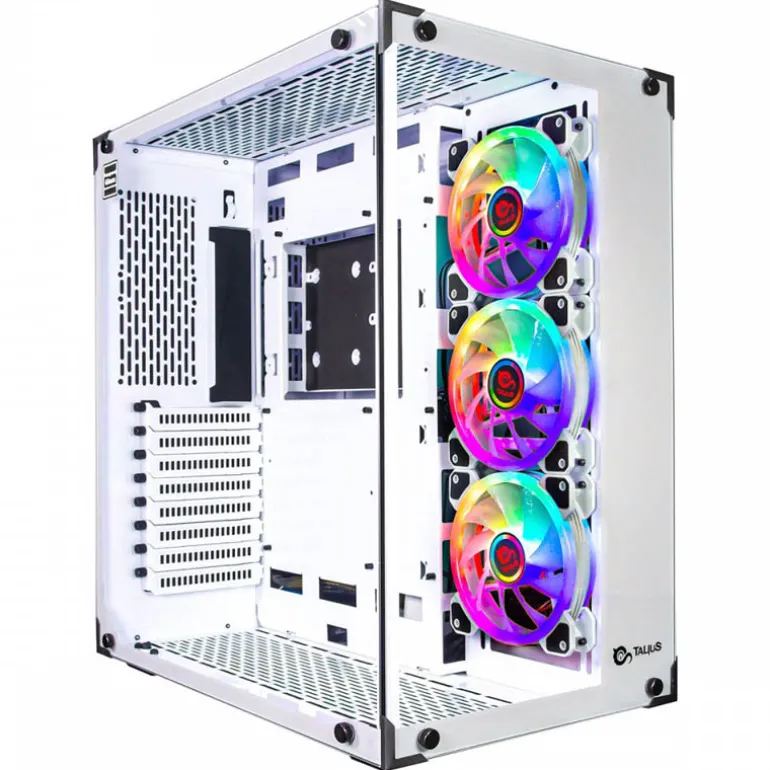 Caja/Torre Talius Cronos Frost RGB Blanco