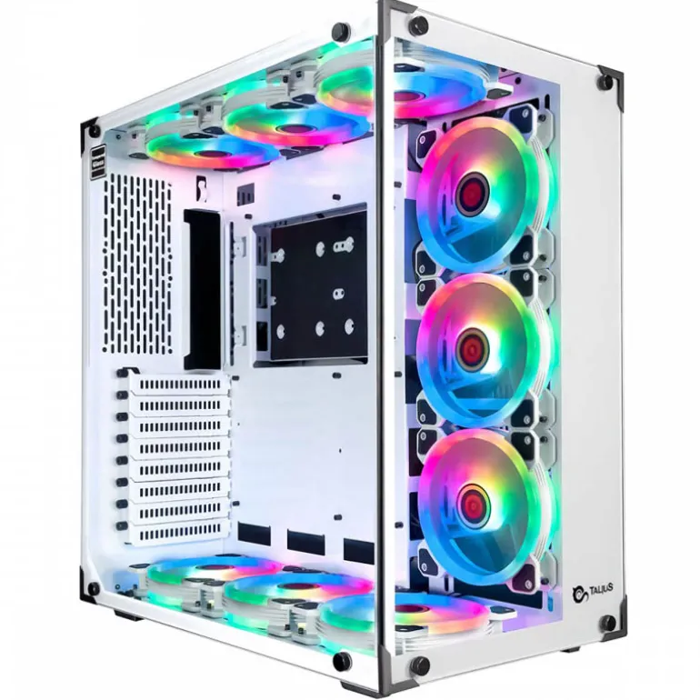 Caja/Torre Talius Cronos Frost RGB Blanco