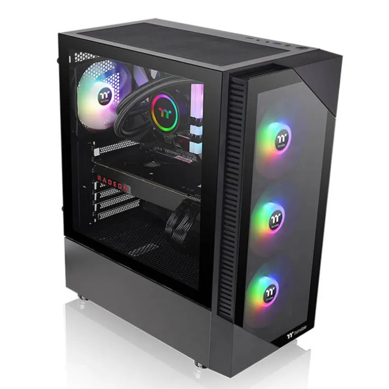 Caja/Torre Thermaltake View 200 TG ARGB Negro