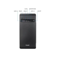 Caja/Torre Tooq TQC-4702U3C-B Negro