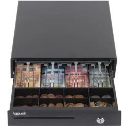 Cajón Portamonedas iggual IRON-15 37cm Negro