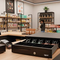 Cajón Portamonedas iggual IRON-50 42cm Negro