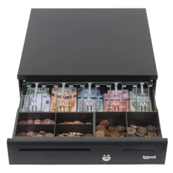 Cajón Portamonedas iggual IRON-35 42cm Negro