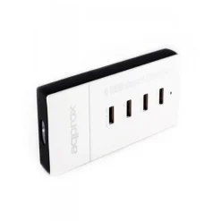 Cargador Approx appUSB4PW 4 USB Blanco