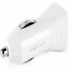 Cargador Coche Approx appusbcar31W 2 Usb 3.1A Blanco