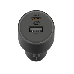 Cargador Coche Xiaomi Car Charger 67W USB-A + Type-C Negro