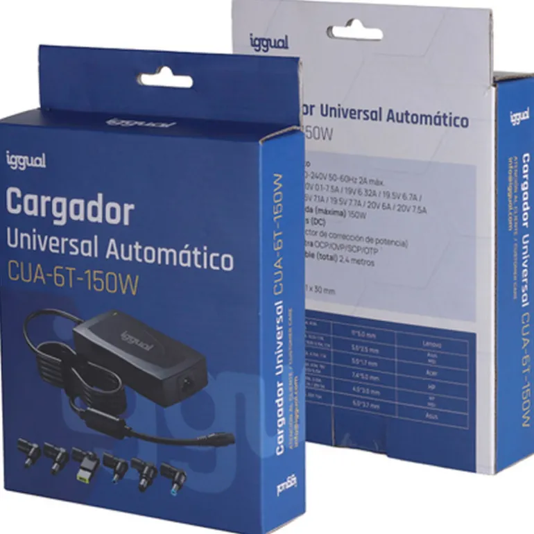 Cargador iggual IGG319901 Universal Automático 150W