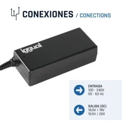 Cargador Portátil iggual CUA-11T-65W Automático