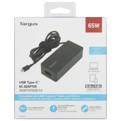 Cargador portátil Targus USB-C 65W PD
