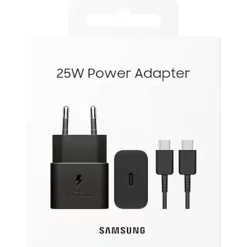 Cargador Samsung EP-T2510XBEGEU USB Tipo-C + Cable USB Tipo-C 25W