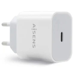 Cargador USB Aisens A110-0537 20W USB-C PD3.0 Blanco