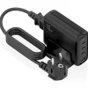 Cargador USB Aisens 140W GaN ASCH-140W4P056-BK (3xUSB-C) PD3.1 QC4.0 QC5.0 + (1xUSB-A) QC3.0 Negro
