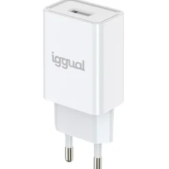 Cargador USB iggual De Pared 1xUSB 5V/2A 10W