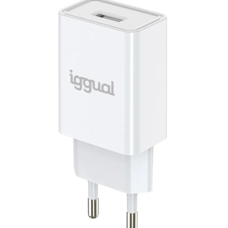 Cargador USB iggual De Pared 1xUSB 5V/2A 10W