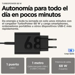 Cargador USB Motorola TurboPower 68W PG38C06281 USB-C