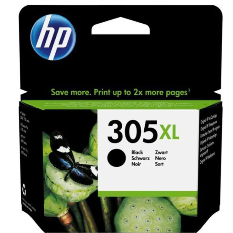 Cartucho Tinta HP 305XL Para Impresoras DeskJet Series Negro