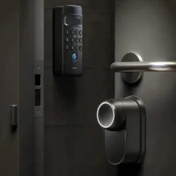 Cerradura Inteligente SwitchBot Lock Ultra VISION Combo Inalámbrico Negro