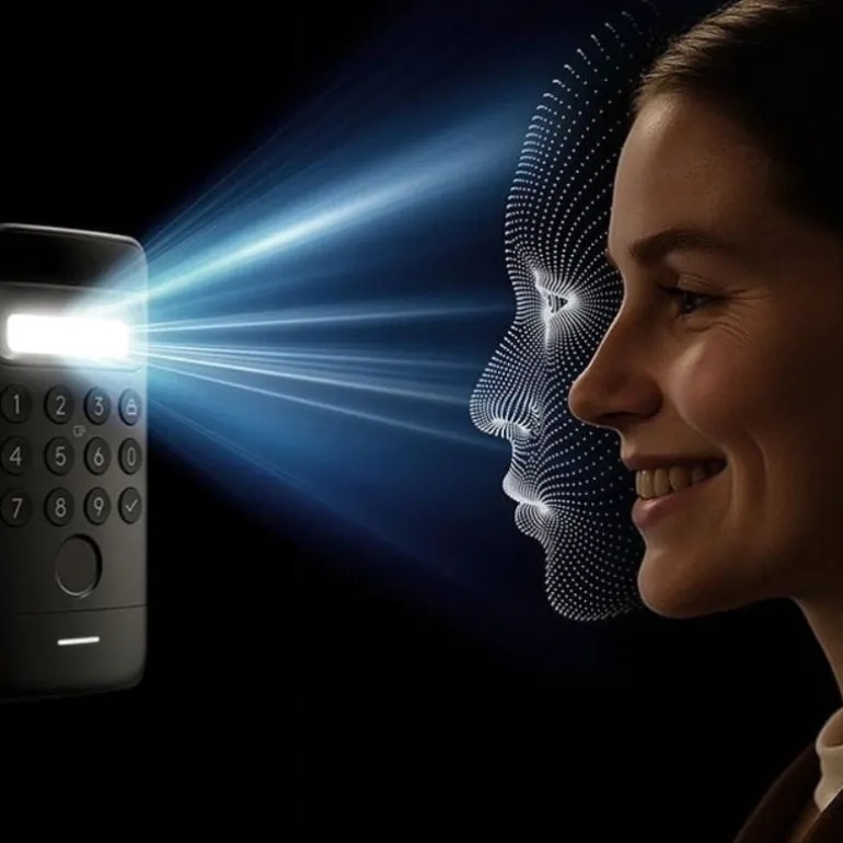 Cerradura Inteligente SwitchBot Lock Ultra VISION Combo Inalámbrico Negro