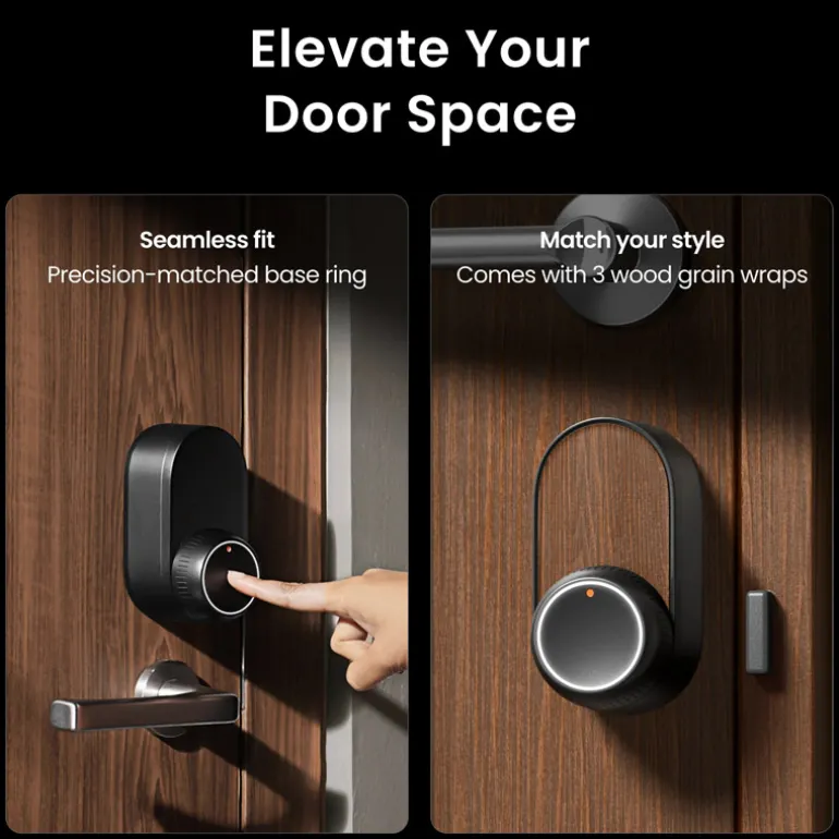 Cerradura Inteligente SwitchBot Lock Ultra TOUCH Combo Inalámbrico Negro