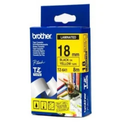 Cinta BROTHER CINTA 18mm AMARI/NEGRO