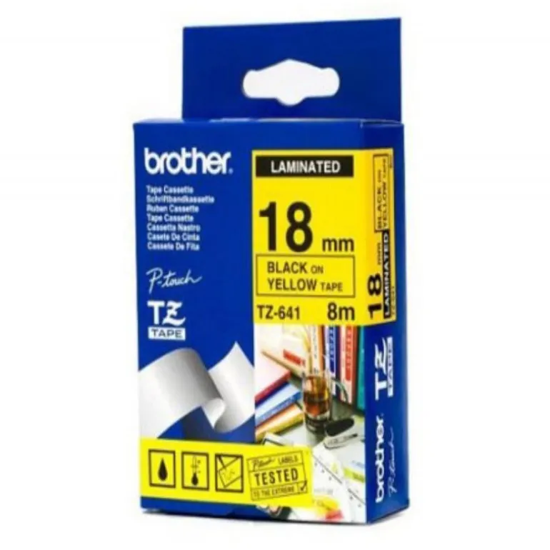 Cinta BROTHER CINTA 18mm AMARI/NEGRO