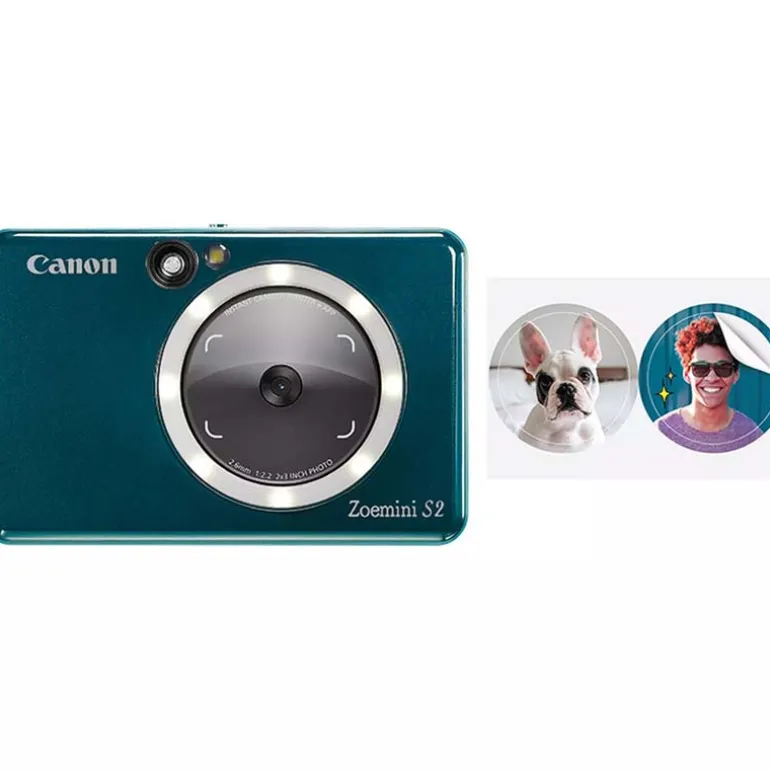 Cámara Instantánea Canon Zoemini S2 8MP Bluetooth Azul Turquesa