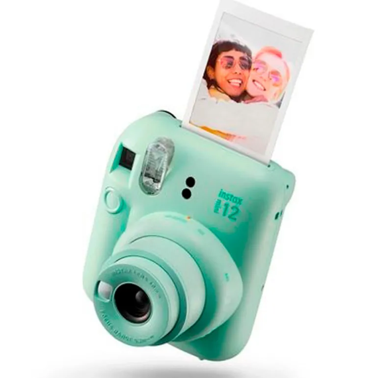 Cámara Instantánea Fujifilm Mini Instax 12 con Autoexposición Verde Menta