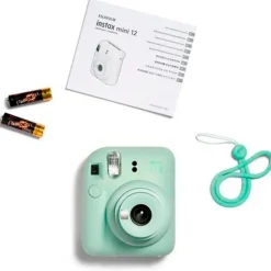 Cámara Instantánea Fujifilm Mini Instax 12 con Autoexposición Verde Menta