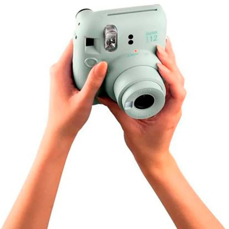 Cámara Instantánea Fujifilm Mini Instax 12 con Autoexposición Verde Menta