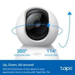 Cámara Videovigilancia TP-Link Tapo TC71 Wi-Fi 2K 360º Nocturna