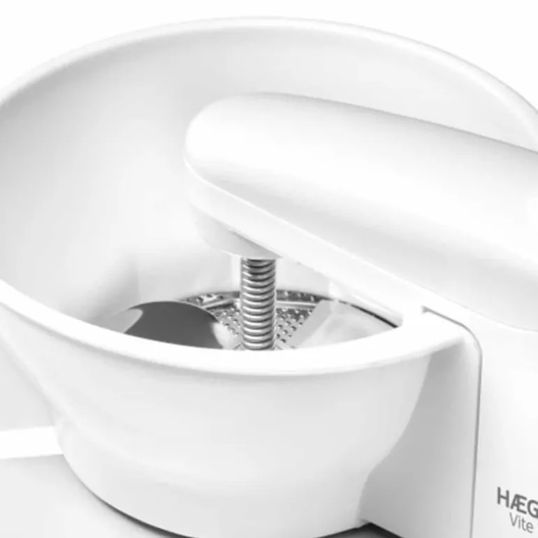 Cocina Haeger VITE VITE Pasapurés Eléctrico 25W Con 3 Discos De Corte Blanco