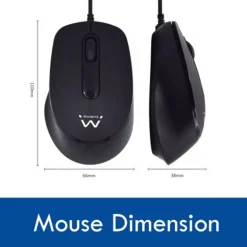 Combo Ewent EW3006 Teclado + Ratón Negro