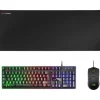 Combo Mars Gaming MCPX Combo 3 en 1 Negro