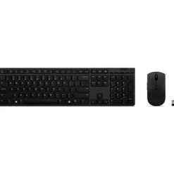 Combo Teclado/Ratón Lenovo profesional Wireless Negro