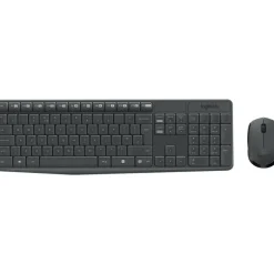 Combo Teclado/Ratón Logitech MK235 Gris