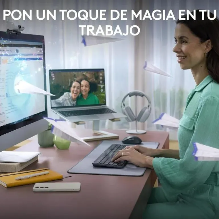 Combo Teclado/Ratón Logitech Signature Slim MK950 Negro