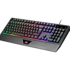 Combo Teclado/Ratón Mars Gaming MCP124 RGB Con Alfombrilla USB Negro