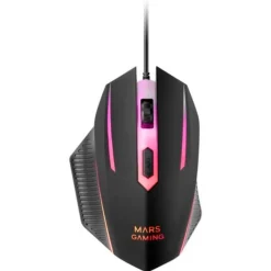 Combo Teclado/Ratón Mars Gaming MCP124 RGB Con Alfombrilla USB Negro