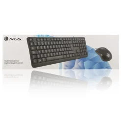 Combo Teclado/Ratón NGS Cocoa Kit Teclado Multimedia + Ratón