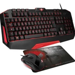 Combo Teclado/Ratón Spirit of Gamer PRO-MK3 + Ratón PRO-M3 + Alfombrilla Skull Spirit