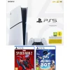 Consola Sony PS5 Slim 1TB SSD + Spider-Man 2 + Astro Bot